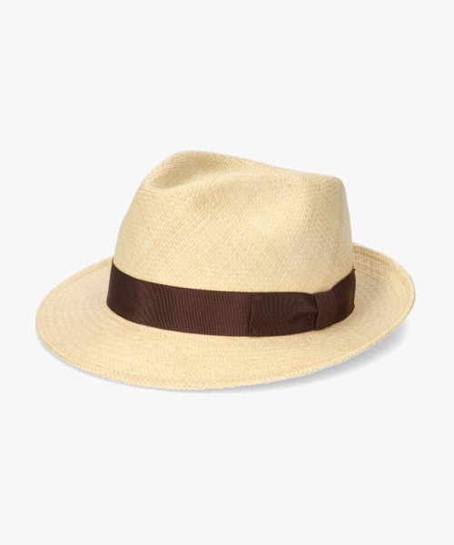 OVERRIDE（オーバーライド）の「OVERRIDE  PANAMA FEDORA / オーバーライド（ハット・メンズ・ベージュ/ホワイト・58cm/62cm/60cm）」の11枚目の写真