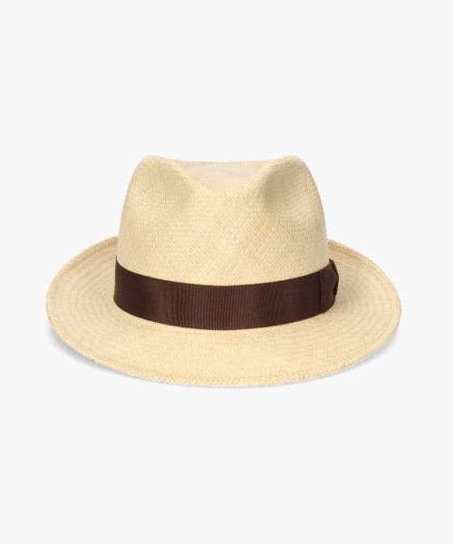 OVERRIDE（オーバーライド）の「OVERRIDE  PANAMA FEDORA / オーバーライド（ハット・メンズ・ベージュ/ホワイト・58cm/62cm/60cm）」の12枚目の写真