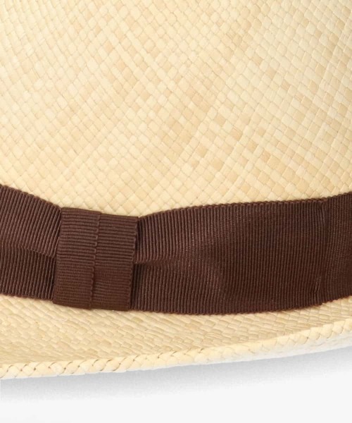 OVERRIDE（オーバーライド）の「OVERRIDE  PANAMA FEDORA / オーバーライド（ハット・メンズ・ベージュ/ホワイト・58cm/62cm/60cm）」の17枚目の写真