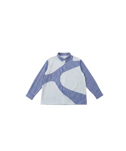 antiqua(アンティカ)の「綿100% チェック柄 シャツ(シャツ/ブラウス・レディース・ブラック/ホワイト・ONESIZE)」の19枚目の写真