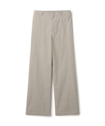 セール】ウォッシャブルギャバジン タックワイドパンツ（その他パンツ