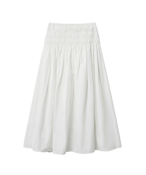 RENSE（レンセ）の「Smocked Shirring Skirt Ivory（スカート・レディース・その他・OS）」の4枚目の写真