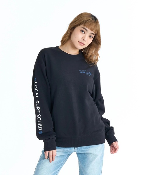 ROXY(ロキシー)の「ROXY ウィメンズ ROXY SURF CLUB トレーナー バックプリント【2026年春夏モデル】/ロキシープルオーバースウェット(スウェット・レディース・ブラック/ブラウン/ナチュラル・MEDIUM/LARGE)」の5枚目の写真