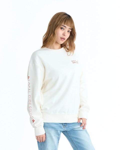ROXY(ロキシー)の「ROXY ウィメンズ ROXY SURF CLUB トレーナー バックプリント【2026年春夏モデル】/ロキシープルオーバースウェット(スウェット・レディース・ブラック/ブラウン/ナチュラル・MEDIUM/LARGE)」の10枚目の写真