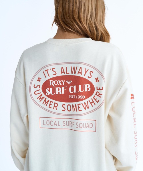 ROXY(ロキシー)の「ROXY ウィメンズ ROXY SURF CLUB トレーナー バックプリント【2026年春夏モデル】/ロキシープルオーバースウェット(スウェット・レディース・ブラック/ブラウン/ナチュラル・MEDIUM/LARGE)」の13枚目の写真