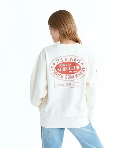 ROXY(ロキシー)の「ROXY ウィメンズ ROXY SURF CLUB トレーナー バックプリント【2026年春夏モデル】/ロキシープルオーバースウェット(スウェット・レディース・ブラック/ブラウン/ナチュラル・MEDIUM/LARGE)」の15枚目の写真