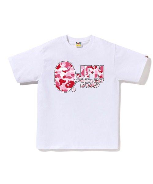 A BATHING APE(アベイシングエイプ)の「ABC CAMO JPN KATAKANA TEE(Tシャツ/カットソー・メンズ・ホワイト/ブラック・SMALL/MEDIUM/X-LARGE/XX-LARGE/LARGE)」の2枚目の写真