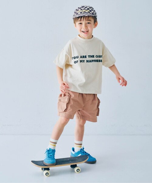 p.premier（ピードットプルミエ）の「ロゴ刺繍キャップ（キャップ・キッズ・ストライプ/チャコール/ダークブラウン/グリーン/ブラック/レッド/ピンク・58/54/50）」の18枚目の写真