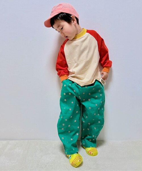 p.premier(ピードットプルミエ)の「ロゴ刺繍キャップ(キャップ・キッズ・ストライプ/チャコール/ダークブラウン/グリーン/ブラック/レッド/ピンク・58/54/50)」の16枚目の写真
