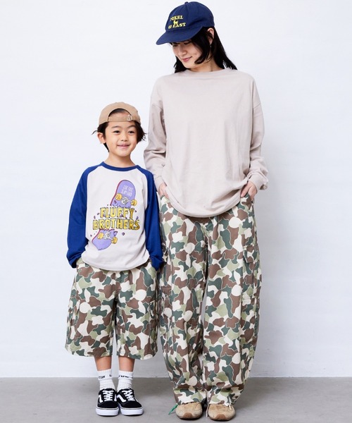 Fluffy BROTHERS（フラッフィーブラザーズ）の「カーゴハーフパンツ（カーゴパンツ・キッズ・ブルー/ベージュ系その他・130cm/120cm/110cm/90cm/150cm/140cm/100cm）」の15枚目の写真