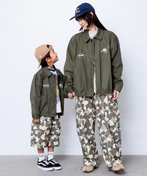 Fluffy BROTHERS（フラッフィーブラザーズ）の「カーゴハーフパンツ（カーゴパンツ・キッズ・ブルー/ベージュ系その他・130cm/120cm/110cm/90cm/150cm/140cm/100cm）」の16枚目の写真