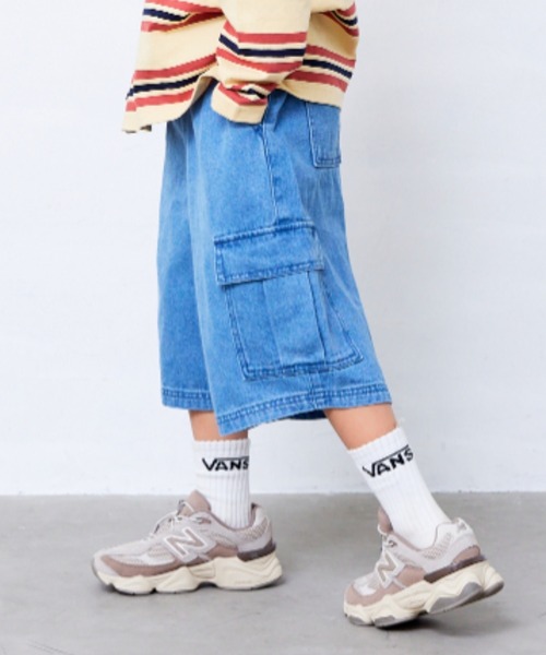 Fluffy BROTHERS（フラッフィーブラザーズ）の「カーゴハーフパンツ（カーゴパンツ・キッズ・ブルー/ベージュ系その他・130cm/120cm/110cm/90cm/150cm/140cm/100cm）」の19枚目の写真