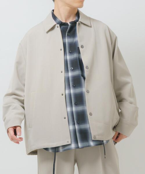 ITEMS URBANRESEARCH（アイテムズ アーバンリサーチ）の「Every Day TRコーチジャケット（その他アウター・メンズ・グレー/ブラック/ネイビー/ベージュ・LARGE/MEDIUM）」の3枚目の写真