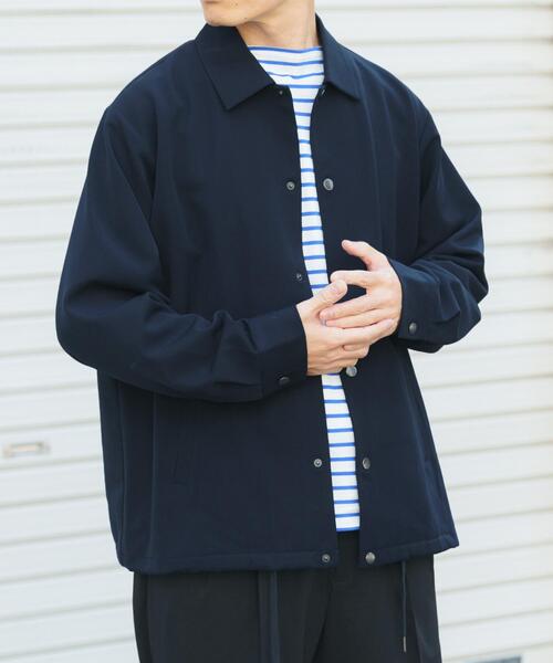 ITEMS URBANRESEARCH（アイテムズ アーバンリサーチ）の「Every Day TRコーチジャケット（その他アウター・メンズ・グレー/ブラック/ネイビー/ベージュ・LARGE/MEDIUM）」の4枚目の写真
