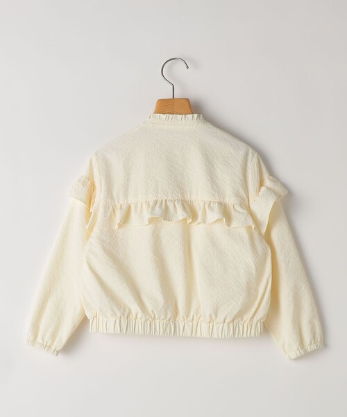 SHIPS(シップス)の「SHIPS KIDS:100~130cm / 〈UVカット〉ドライタッチ フリル ライト ブルゾン(その他アウター・キッズ・クリーム/ライトブルー・100/110/130/120)」の19枚目の写真