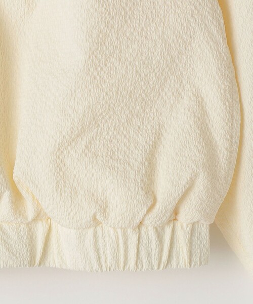 SHIPS(シップス)の「SHIPS KIDS:100~130cm / 〈UVカット〉ドライタッチ フリル ライト ブルゾン(その他アウター・キッズ・クリーム/ライトブルー・100/110/130/120)」の22枚目の写真