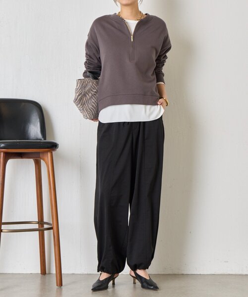 Jena espace merveilleux(ジェナ エスパスメルヴェイユ)の「センターラインパンツ(その他パンツ・レディース・ブラック/ベージュ/アイボリー・FREE)」の17枚目の写真