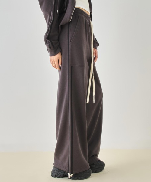 ANAP(アナップ)の「裏毛 ボリュームシルエット ライン スウェット パンツ(スウェットパンツ・レディース・ミント/ピンク/グレー/ダークアッシュ・F)」の14枚目の写真