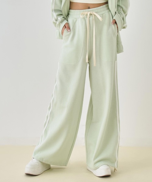 ANAP(アナップ)の「裏毛 ボリュームシルエット ライン スウェット パンツ(スウェットパンツ・レディース・ミント/ピンク/グレー/ダークアッシュ・F)」の18枚目の写真
