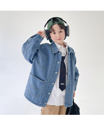 BERRYCLOSET（ベリークローゼット）の「ワンスワークデニムジャケット（ブルゾン）」