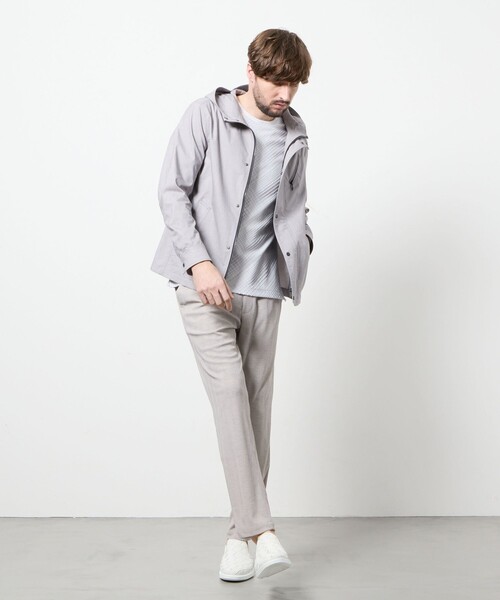 HIDEAWAYS NICOLE(ハイダウェイニコル)の「ヘリンボンジャカード イージースラックス(その他パンツ・メンズ・ブラック/ライトグレー・S/XL/L/M)」の20枚目の写真