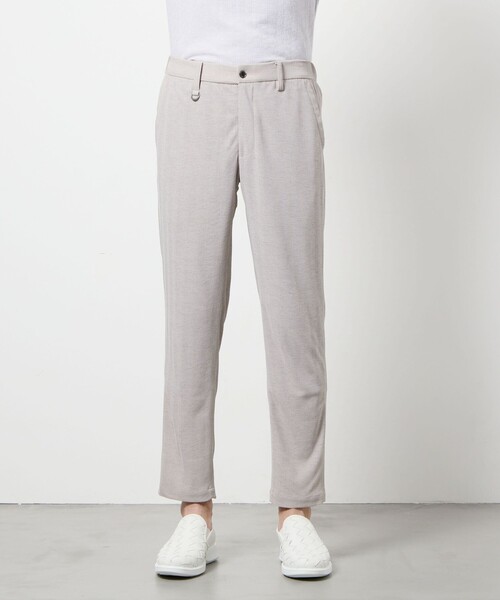 HIDEAWAYS NICOLE(ハイダウェイニコル)の「ヘリンボンジャカード イージースラックス(その他パンツ・メンズ・ブラック/ライトグレー・S/XL/L/M)」の14枚目の写真