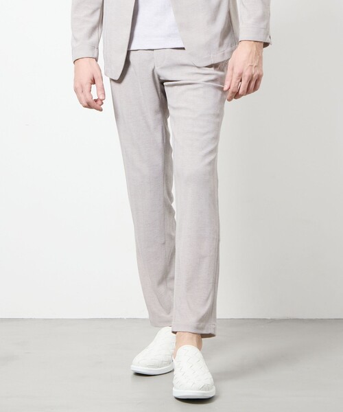 HIDEAWAYS NICOLE(ハイダウェイニコル)の「ヘリンボンジャカード イージースラックス(その他パンツ・メンズ・ブラック/ライトグレー・S/XL/L/M)」の13枚目の写真