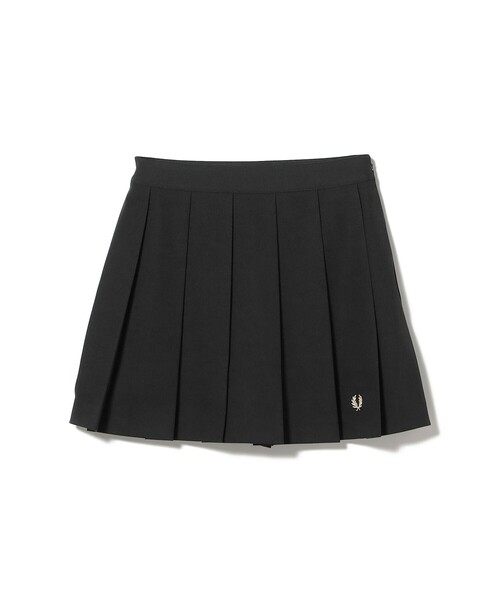 Ray BEAMS(レイビームス)の「【別注】FRED PERRY / プリーツ ショーツ(その他パンツ・レディース・ナチュラル/ブラック・8/10)」の2枚目の写真