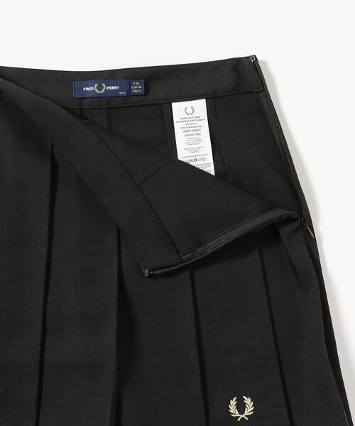 Ray BEAMS(レイビームス)の「【別注】FRED PERRY / プリーツ ショーツ(その他パンツ・レディース・ナチュラル/ブラック・8/10)」の11枚目の写真