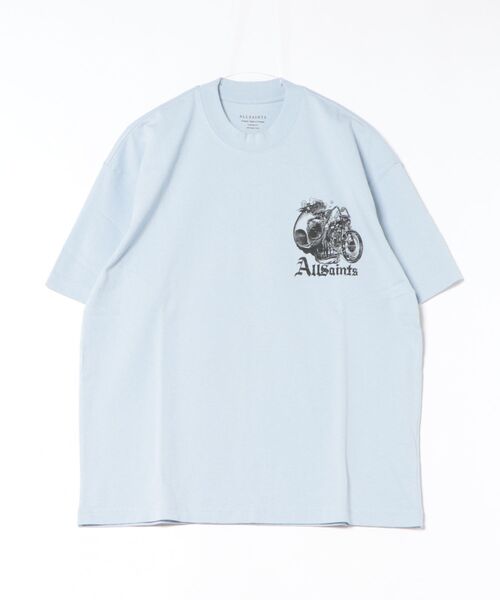 ALLSAINTS(オールセインツ)の「PANHEAD OVERSIZED GRAPHIC T-SHIRT | PANHEAD オーバーサイズ グラフィック Tシャツ(Tシャツ/カットソー・メンズ・ブルー系その他・XL/L/M/S/XS)」の3枚目の写真