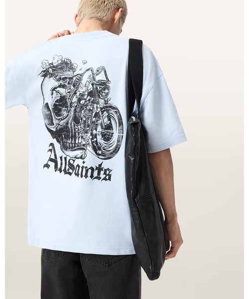 ALLSAINTS(オールセインツ)の「PANHEAD OVERSIZED GRAPHIC T-SHIRT | PANHEAD オーバーサイズ グラフィック Tシャツ(Tシャツ/カットソー・メンズ・ブルー系その他・XL/L/M/S/XS)」の12枚目の写真