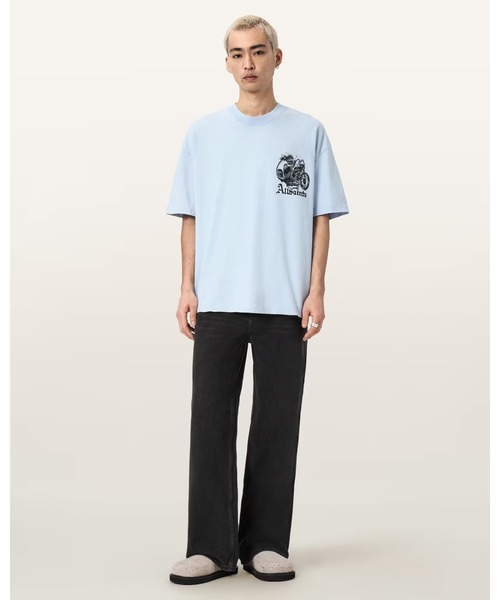 ALLSAINTS(オールセインツ)の「PANHEAD OVERSIZED GRAPHIC T-SHIRT | PANHEAD オーバーサイズ グラフィック Tシャツ(Tシャツ/カットソー・メンズ・ブルー系その他・XL/L/M/S/XS)」の11枚目の写真