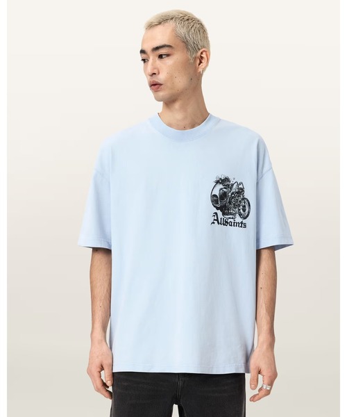 ALLSAINTS(オールセインツ)の「PANHEAD OVERSIZED GRAPHIC T-SHIRT | PANHEAD オーバーサイズ グラフィック Tシャツ(Tシャツ/カットソー・メンズ・ブルー系その他・XL/L/M/S/XS)」の10枚目の写真