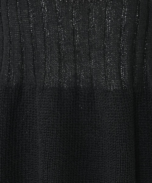 studio CLIP（スタディオクリップ）の「7ゲージ切り替えペプラムベスト（ベスト・レディース・ライトグレー/イエロー/ブラック・FREE）」の6枚目の写真