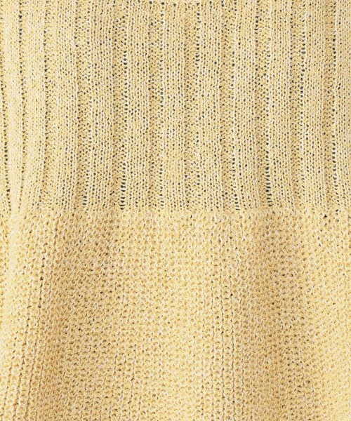 studio CLIP（スタディオクリップ）の「7ゲージ切り替えペプラムベスト（ベスト・レディース・ライトグレー/イエロー/ブラック・FREE）」の7枚目の写真