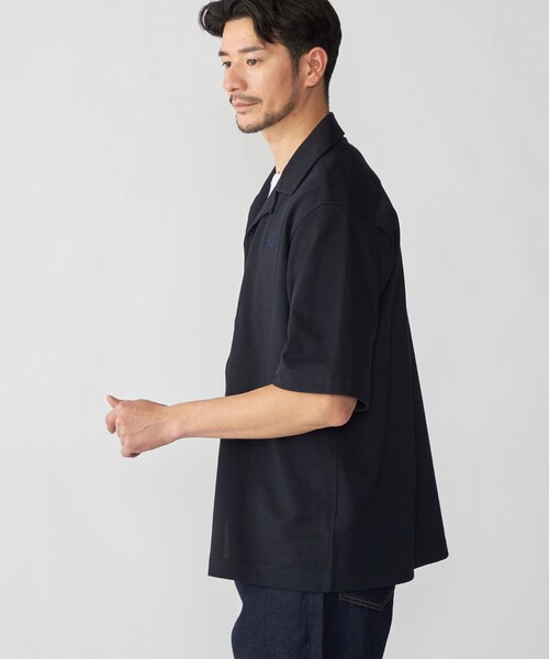 SHIPS（シップス）の「【SHIPS別注】FRED PERRY: ワンポイント ロゴ ピケ オープンカラーシャツ（シャツ/ブラウス・メンズ・ダークグレー/ネイビー・X-LARGE/LARGE/MEDIUM/SMALL）」の9枚目の写真