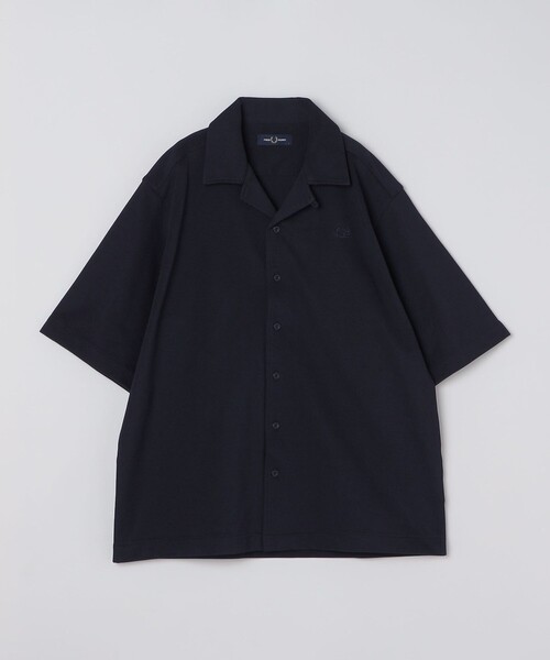SHIPS（シップス）の「【SHIPS別注】FRED PERRY: ワンポイント ロゴ ピケ オープンカラーシャツ（シャツ/ブラウス・メンズ・ダークグレー/ネイビー・X-LARGE/LARGE/MEDIUM/SMALL）」の22枚目の写真