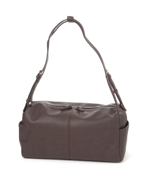 LEPSIM（レプシィム）の「サイドハンドルボストン　636688（ボストンバッグ・レディース・ブラック/ブラウン・ONE SIZE）」の2枚目の写真