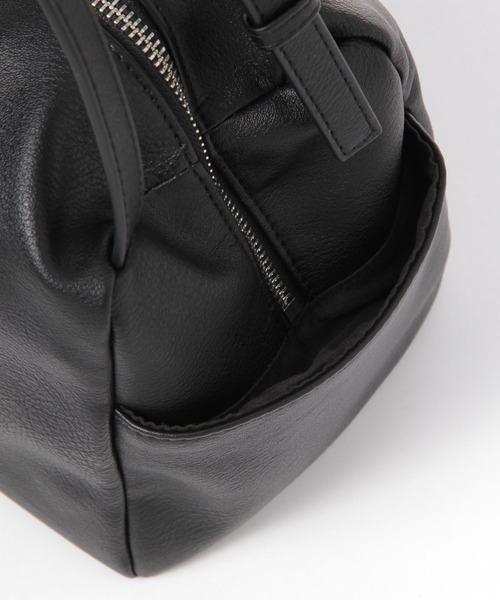 LEPSIM（レプシィム）の「サイドハンドルボストン　636688（ボストンバッグ・レディース・ブラック/ブラウン・ONE SIZE）」の8枚目の写真