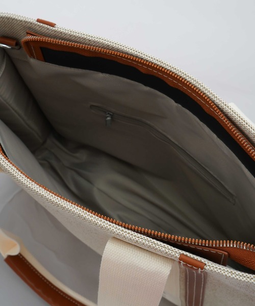 LUCA/LADY LUCK LUCA（ルカ/レディラックルカ）の「LC/LLL キャンバスロゴトートバッグ（トートバッグ・レディース・ブラック/ベージュ・FREE）」の19枚目の写真