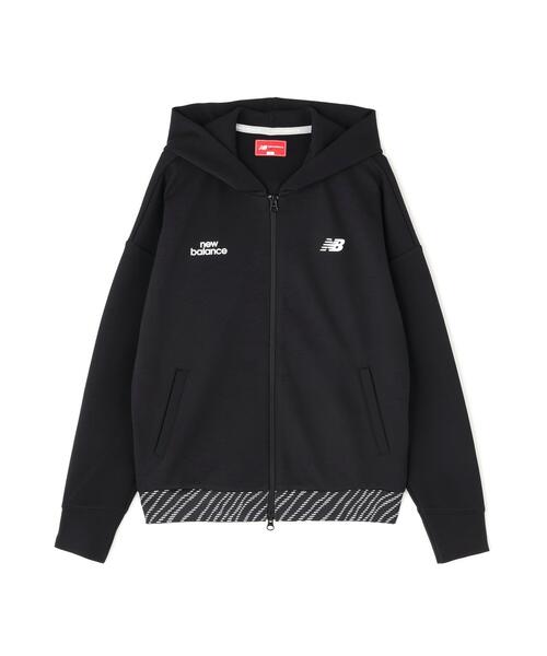 New Balance Golf（ニューバランスゴルフ）の「【new balance golf】スウェット フルジップ フーディー (WOMENS)（スウェット・レディース・ブラック/ホワイト・LARGE/SMALL/MEDIUM）」の8枚目の写真