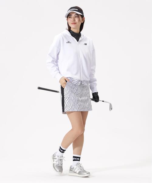 New Balance Golf（ニューバランスゴルフ）の「【new balance golf】スウェット フルジップ フーディー (WOMENS)（スウェット・レディース・ブラック/ホワイト・LARGE/SMALL/MEDIUM）」の20枚目の写真