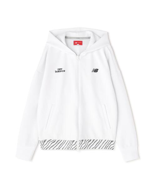New Balance Golf（ニューバランスゴルフ）の「【new balance golf】スウェット フルジップ フーディー (WOMENS)（スウェット・レディース・ブラック/ホワイト・LARGE/SMALL/MEDIUM）」の21枚目の写真