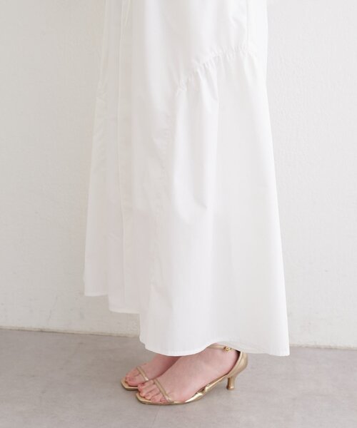 natural couture（ナチュラルクチュール）の「〈osono〉こだわりマルチWAYシャツワンピース（シャツワンピース・レディース・その他1/ラベンダー/サックスブルー/オフホワイト・LARGE/MEDIUM）」の5枚目の写真