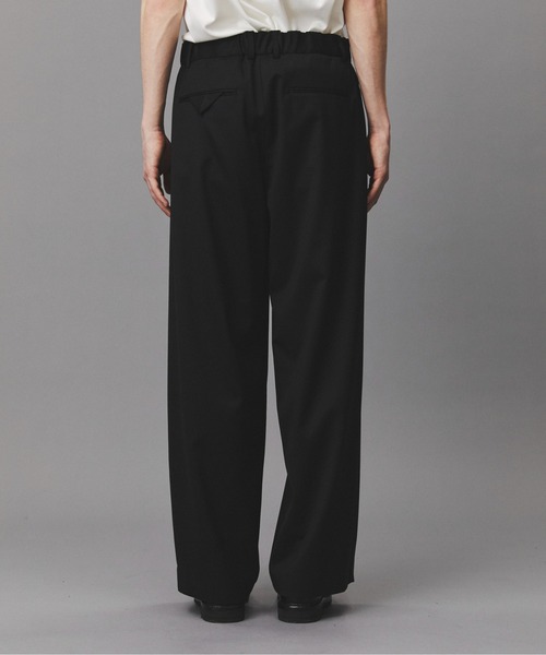 PUBLIC TOKYO（パブリックトウキョウ）の「Dailymotion Slacks /春服/ワイド/ハリ感/ワンタック（スラックス・メンズ・ダークグレー/ブラック・L/M/S）」の12枚目の写真