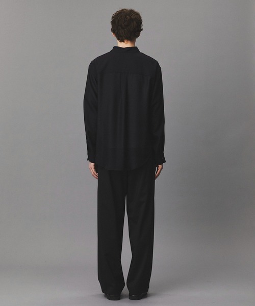 PUBLIC TOKYO（パブリックトウキョウ）の「Dailymotion Slacks /春服/ワイド/ハリ感/ワンタック（スラックス・メンズ・ダークグレー/ブラック・L/M/S）」の19枚目の写真