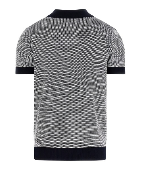 Guess（ゲス）の「LAKE Bi-Color Stitched Sweater（ポロシャツ・メンズ・ブラック/ベージュ・SMALL/X-LARGE/LARGE/MEDIUM）」の6枚目の写真