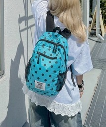 ナイロンドット柄リュック