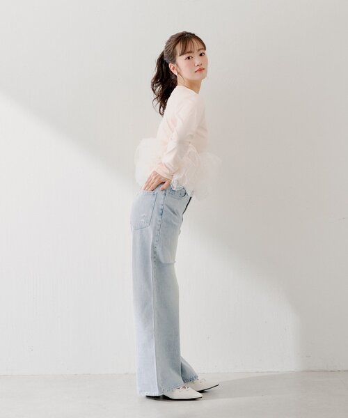Chico(チコ)の「【SALON by Chico】レースアップバイカラーミュール(パンプス・レディース・ブラック系その他/アイボリー・SMALL/MEDIUM/LARGE)」の16枚目の写真