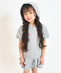 ANAP kids | ティアード スカート フーディー ワンピース(ワンピース)